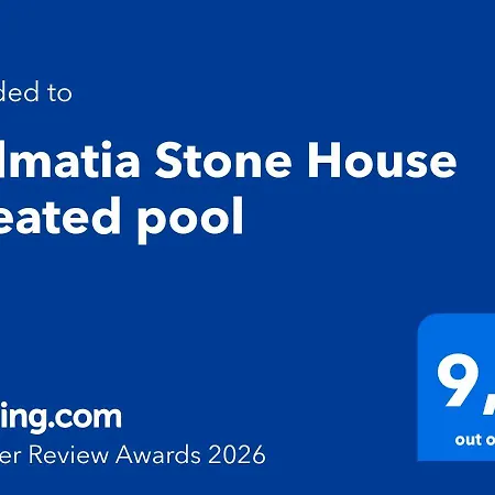 Dalmatia Stone House - Heated Pool